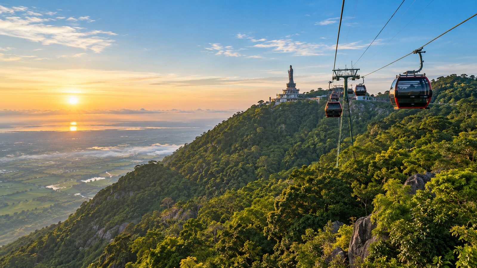 Thuê xe TP.HCM đi Núi Bà Đen Tây Ninh: bảng giá tour trong ngày và 2N1Đ