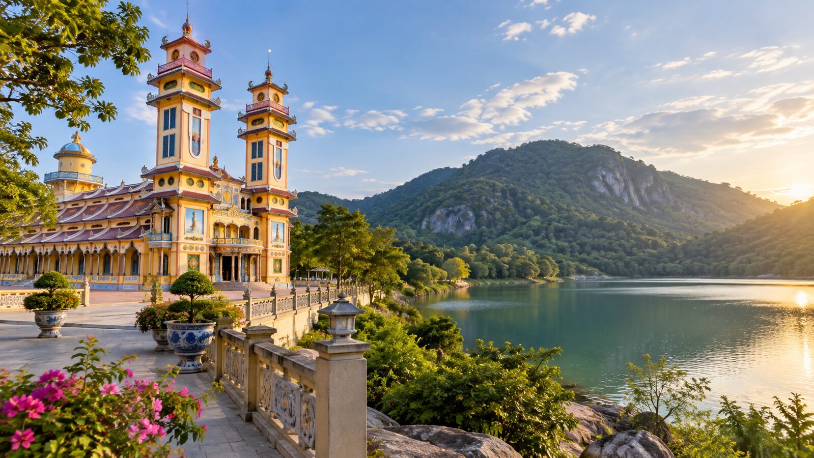 Điểm tham quan Tây Ninh và hồ núi trong tour 2 ngày 1 đêm